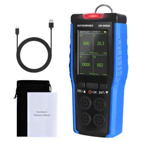 9000a Holdpeak Portable Multi Gas Detector O2 /co/h2s/ex Leak Meter Alarm 4gas