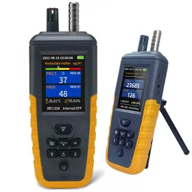 T7-tc8100-us Holdpeak Air Quality Detector Real-time Pm0.3/2.5/10 Particles Humidity Temp Monitor Usa