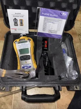 19862 Honeywell Multi-gas Detector Ip65 Rae Systems Lithium Ion Co/h2s/o2 Lcd
