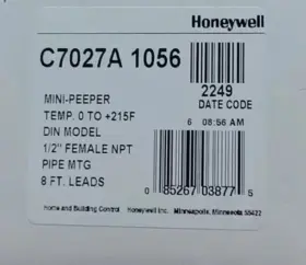 C7027a1056 Honeywell New C7027a 1056 Flame Detector