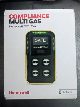 Cpd-w5x1h1s3-b-00 Honeywell Bw Flex 4 Gas Detector Lel Ir O2 H2s So2