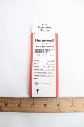 H-10-103-04 Honeywell Gas Detection Tube Hydrogen Sulfide 0.2 - 3 Ppmv