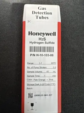 H-10-103-06 Honeywell 10 Boxes Gas Detection Tube P/n 1hydrogen Sulfide H2s 1-7 Ppmv