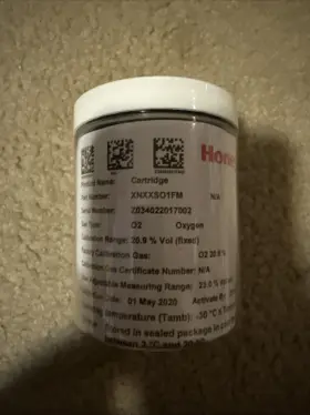 Xnxxso1fm Honeywell Cartridge Gas O2 Oxygen Sensor Read Full Description