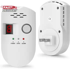 Hstmyfs 705353756375 Natural Gas Leak Detector Plug-in Propane For Home Kitchen