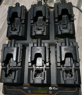 18107664 Industrial Scientific Vcal Calibration Station 6 Unit Mx4 Ventis Docking Bump Test Air Monitor Pump