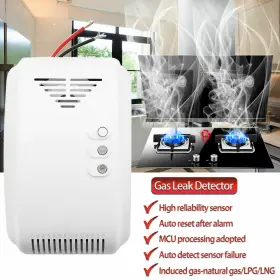 Jahyelec 883148573533 For Rv Van Boat Gas Leak Lpg Detector Propane Alarm Natural Fast Shipping