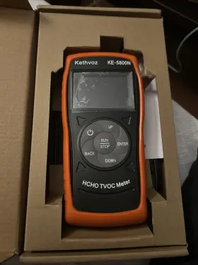 239416 Kethvoz 5800n Formaldehyde Detector Portable Air Quality Monitor No Charger