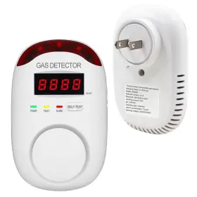 Kh Alert 604477838403 Natural Gas Detector Plug-in Home Alarm And Monitor Propane