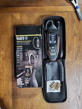 Et120 Klein Tools 087634690648 Combustible Gas Leak Detector 18 Inch Flexible Gooseneck