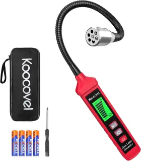 506c Koocovel Portable Gas Leak Detector With 8-inch Probe For Natural And Propane