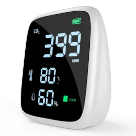 Langkou 313114810831 5-in-1 Co2 Carbon Dioxide Detector Dienmern Portable Air Quality Monitor Indoor