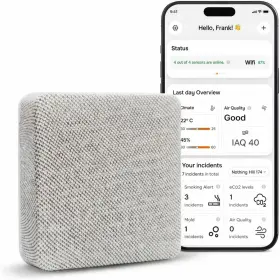Layla Eco 199874660752 Voc Air Quality Monitor Indoor Smart Wifi Co2 App Alerts Led Display