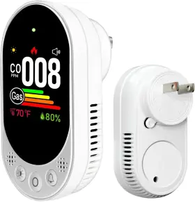 Pth-24e Lsenlty Upgraded Combination Natural Gas Leak Detector And Carbon Monoxide