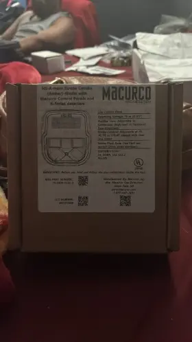 70-2900-0165-2 Macurco Hs-a Horn Strobe Combo Amber Gas Detector Accessory Mpn