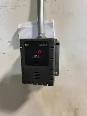78-5000-0006-6 Macurco Cm-6 Carbon Monoxide Fixed Gas Detector Used