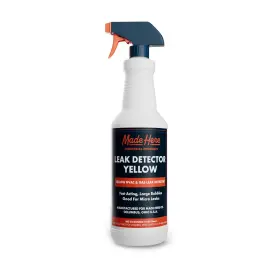 Made Here Co. 850047706362 Leak Detector Yellow - Fast Acting All-purpose Detection