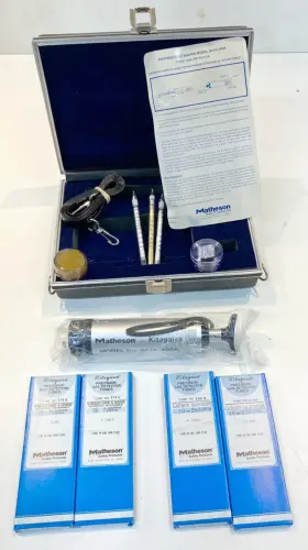 8014-400a Matheson Kitagawa Nos Toxic Gas Detector Model Inch Sampling Pump And Tubes