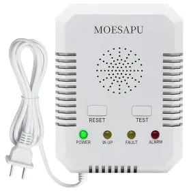 X004dsgegp Moesapu 2-in-1 Carbon Monoxide Gas Leak Detector Plug-in Wall Combination Meter