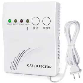 X004fypk35 Moesapu Natural Gas Leak Detector With Cord Plug-in Wall Propane Meter In Home