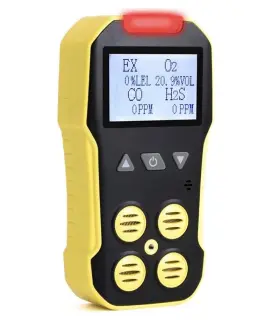 012345677 Monitor Usa Nist Calibrated 4 Gas By Forensics O2 Co H2s Lel Usb Recharge