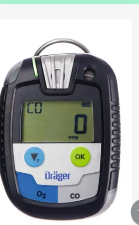 1031488670 Monitor Draeger Safety Pac 8500 Gas With Oxygen/ Carbon Monoxide Sensor