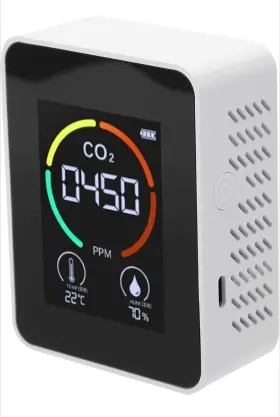 2601500014 Monitor #233 Co2 Detector Carbon Dioxide Gas Concentration Meter Temperat