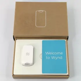 2aiultrk001 Monitor Wynd Wearable Air Quality Tracker Sen001 Clip-on With Charger Tested Works