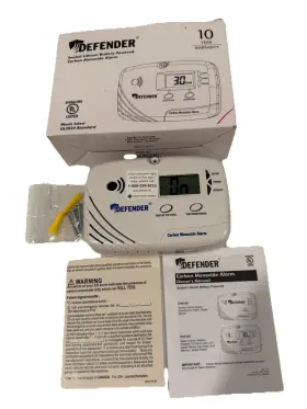 Ca6150 Monitor Defender Low Level Co Battery Powered Carbon Monoxide Alarm Lcd