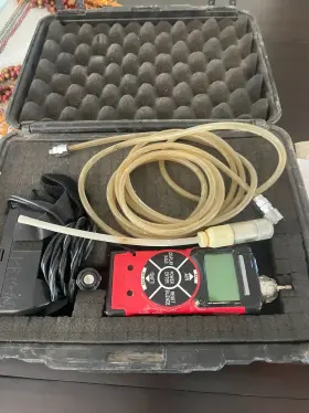 Gx-2003 Monitor Rki Instruments Gas With Case Cigarette Lighter Charger