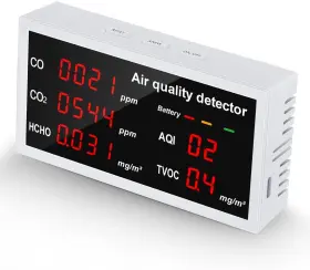 Mul-gisafai-901 Monitor Air Quality Aiment 5 In 1 Multifunctional Co2 Detector Carbon Dioxide M