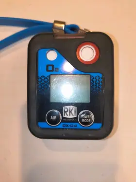 Ox-04 Monitor Rki Instruments Series O2 Single Gas Nice Condition Powers On