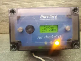 Tx-1100-dra Monitor Tx1100dra Pure Aire - Air Check O2 Oxygen Deficiency
