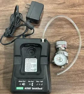 02-nh3-h2s Msa 10076707 1x Altair Quickcheck Station Used With Regulator