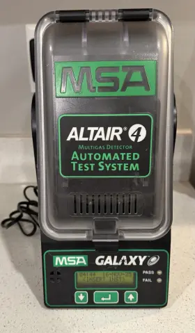 10086640 Msa Galaxy Altair 4 Multigas Detector Automated Test System Mask Tester Gas