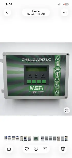 10184036 Msa Chillgard Remote Display Gas Detection Monitor
