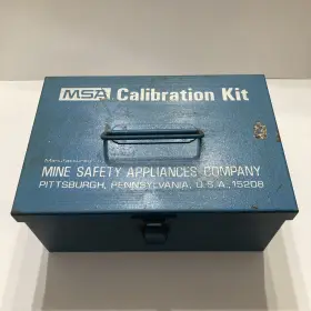 458300 Msa Vintage Calibration Kit Combustible Gas Alarm Model 100