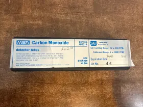 465519 Msa Carbon Monoxide Detector Tubes - 10 Unused Exp March 1992