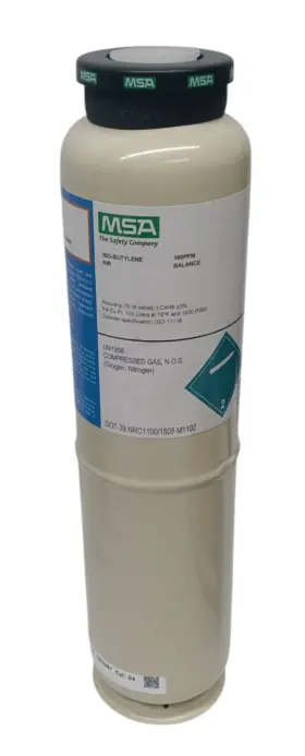 Msa 494450 Testing Reactive Calibration Gas Cylinders 100 L Lot Of 2