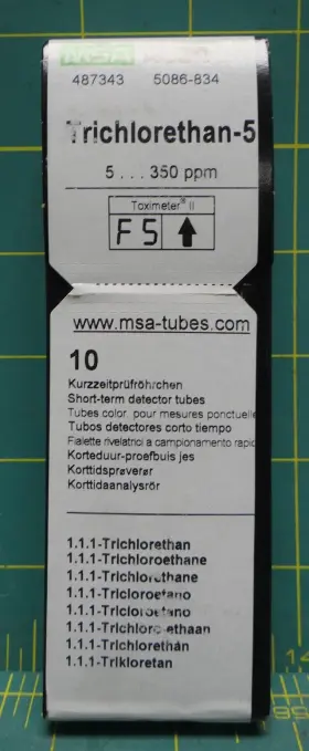 Trichlorethan-5 Msa 5086-834 Auer Tube Detector Pk10 487343 Iso 9001