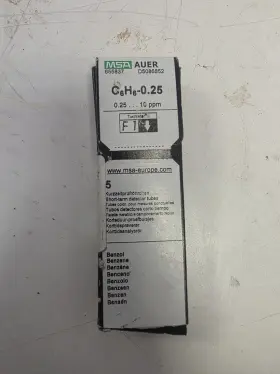 Msa 655837 New Auer D5086852 C6h6-0.25 Gas Detection Tube