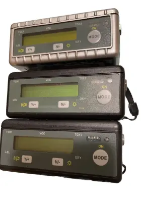 Pgm50-5p Multirae Lot Of 34 Plus Pgm50 Multiple Gas Detector For Parts Or Repair