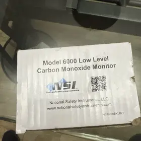 Nsi-6000 National Safety Instruments Nsi 6000 Carbon Monoxide Monitor