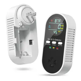 Nicgol 199284186217 5-in-1 Gas Leak Detector And Carbon Monoxide Detectors Plug In Portable
