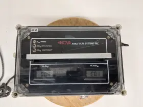 309wp Nova Analytical Systems Portable O2 Co2 Gas Analyzer Power Tested Ony 115v 60hz #2