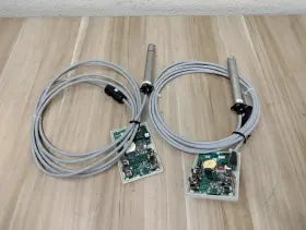 Zthp-5 Omega Lot Of 2 - Humidity Temperature Probe With Module Zed-b-thp/n