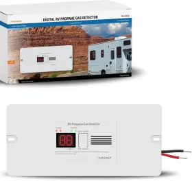 Prg1000-a Pangaea Digital Rv Propane Gas Detector With 85db Loud Alarm Dc 12v For Traile