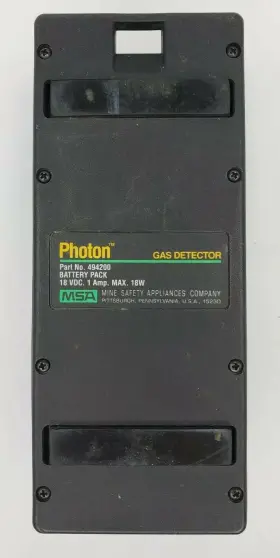 494200 Photon Gas Detector Battery Pack 18vdc 1amp Msa