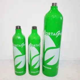 116l Portagas Lot Of 3 Portagreen Calibration Gas Cylinder Canisters Tanks 34l And