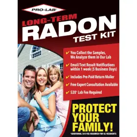 Pro-lab 445016026096 Long Term Radon Gas Test Kit